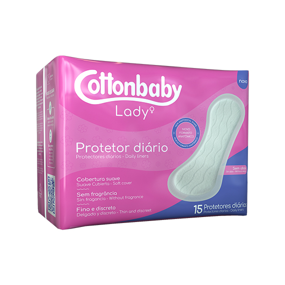 ABS COTTONBABY PROT.DIARIO S/ABAS 6X15UN