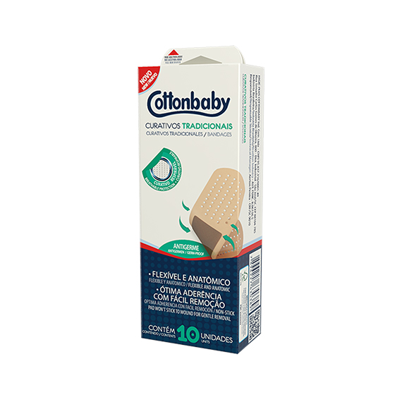 CURATIVO COTTONBABY TRADIC 12X10UN