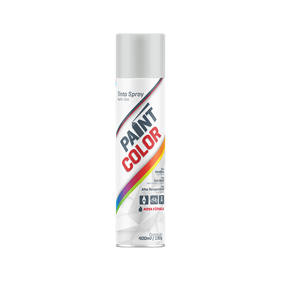 TINTA SPRAY PAINTCOLOR U.GERAL BRANCO BRILHO