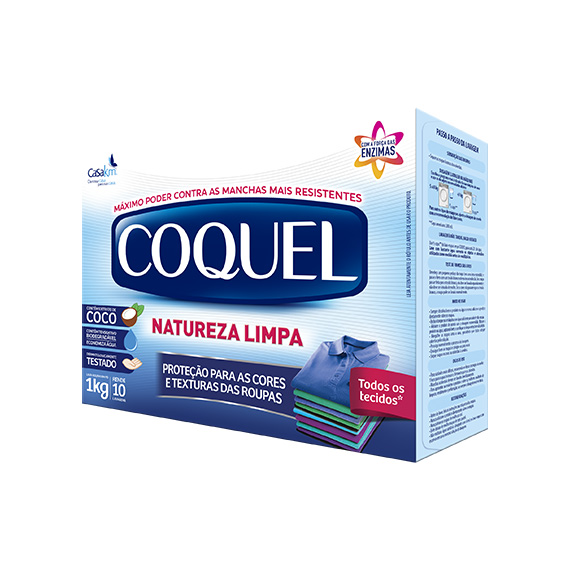 DET PO COQUEL NATUREZA LIMPA 1KG