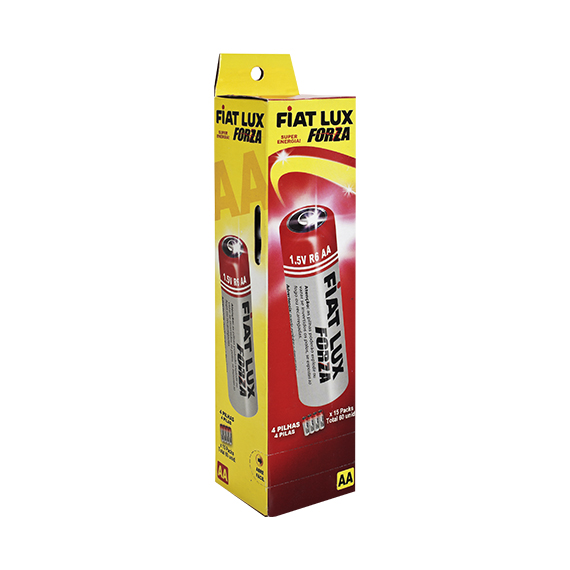PILHA COMUM FIAT LUX AA PEQ.TUBO DISP 15X04