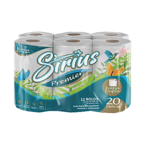 PAPEL H. F. DUPLA SIRIUS PREMIER 04X12 20M