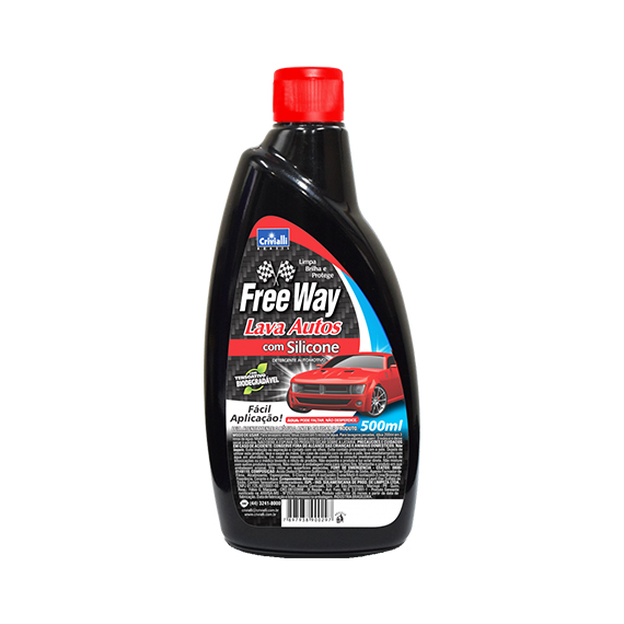 AUTO LAVA AUTOS C/SILICONE FREE WAY 500ML