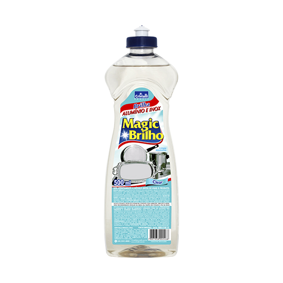 BRILHA AL/INOX MAGIC BRILHO 500ML CLEAR