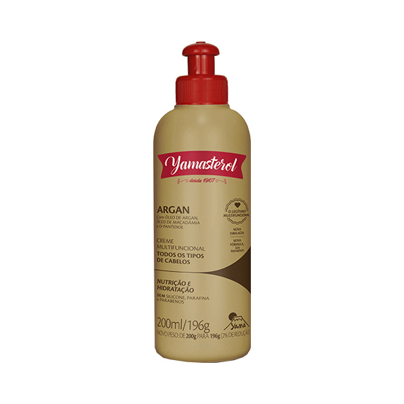 CR YAMASTEROL 200G OLEO DE ARGAN NUTRICAO