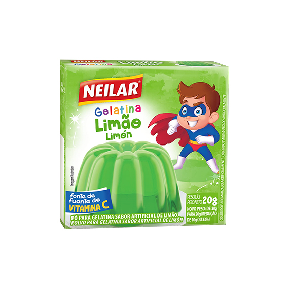 GELATINA NEILAR LIMAO 20G