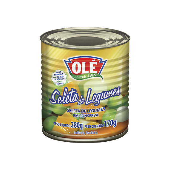 SELETA DE LEGUMES OLE LATA 170G