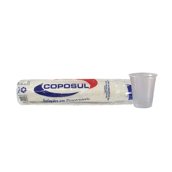 COPO DESC. COPOSUL 300ML TRANSP. C/100UN