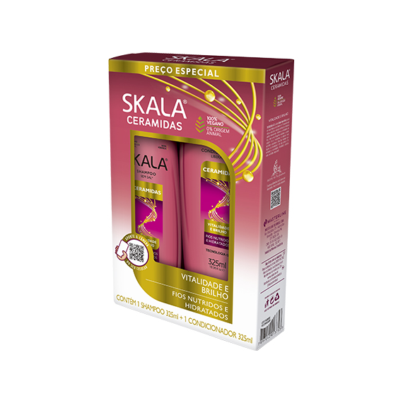 KIT SH + COND SKALA 325ML CERAMIDAS PLUS