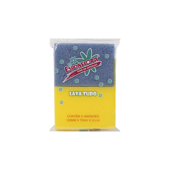 ESP MULTIUSO ESPONFLORA LAVA TUDO C/02UN