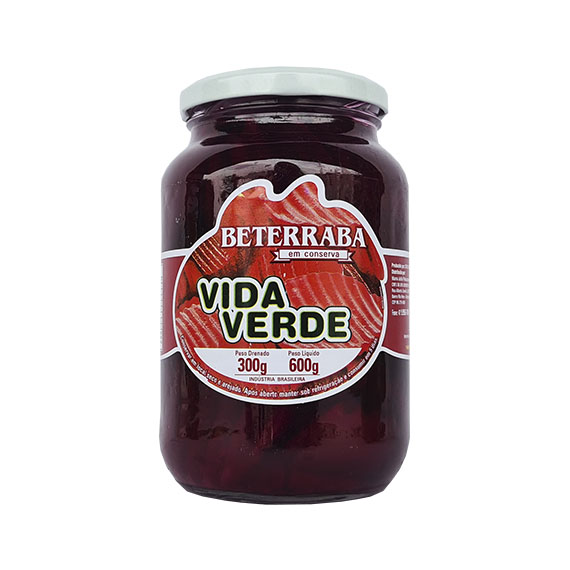CONSERVA VIDA VERDE BETERRABA 300G
