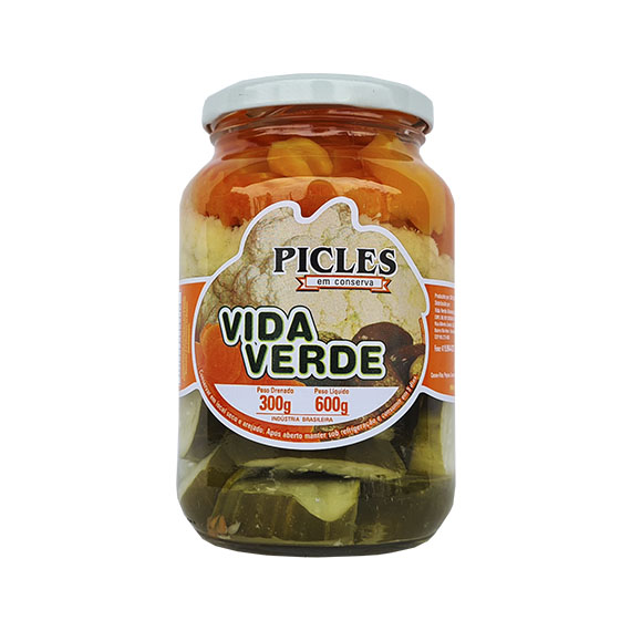 CONSERVA VIDA VERDE PICLES 300G