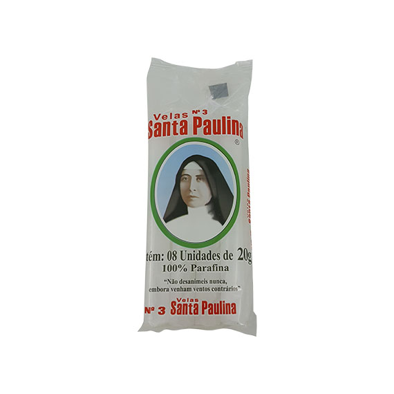 VELAS SANTA PAULINA N.3 C/8UN DE 20G