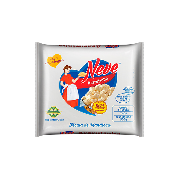 ARARUTINHA NEVE 500G