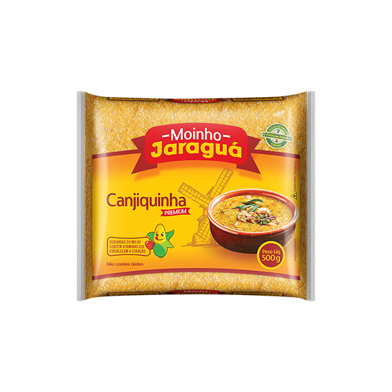 CANJIQUINHA AMARELA MOINHO JARAGUA 500G