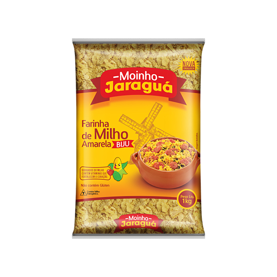 FARINHA DE MILHO AMARELA BIJU M. JARAGUA 1KG