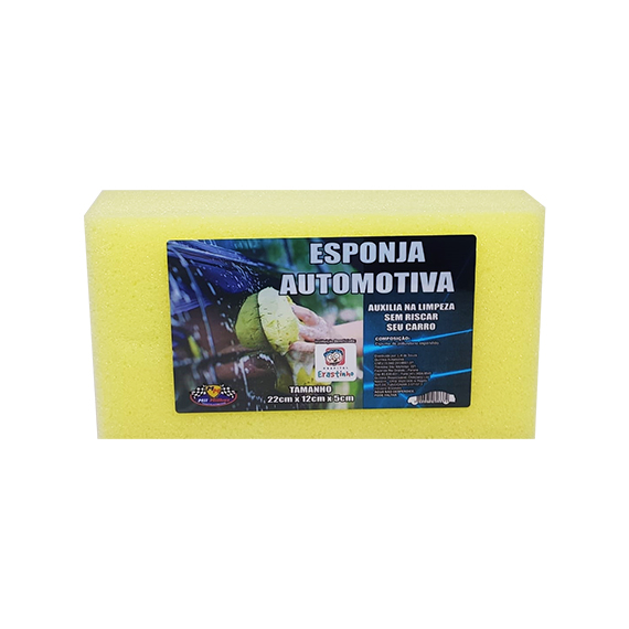AUTO ESPONJA AUTOMOTIVA MIL MILHAS 22X12X5CM