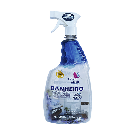 LIMPA BANHEIRO TOTAL CASA C CLORO GATILHO 910ML