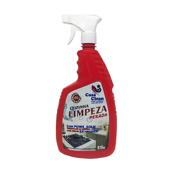 LIMPA COZINHA PESADA CASA CLEAN GATILHO 910 ML